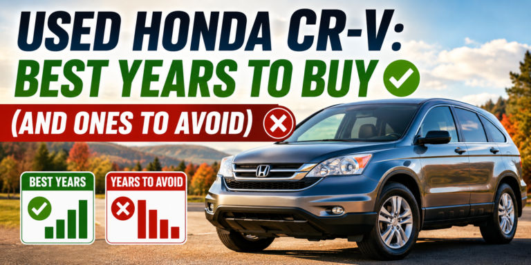 Used Honda CR-V: Best Years to Buy (And Ones to Avoid)