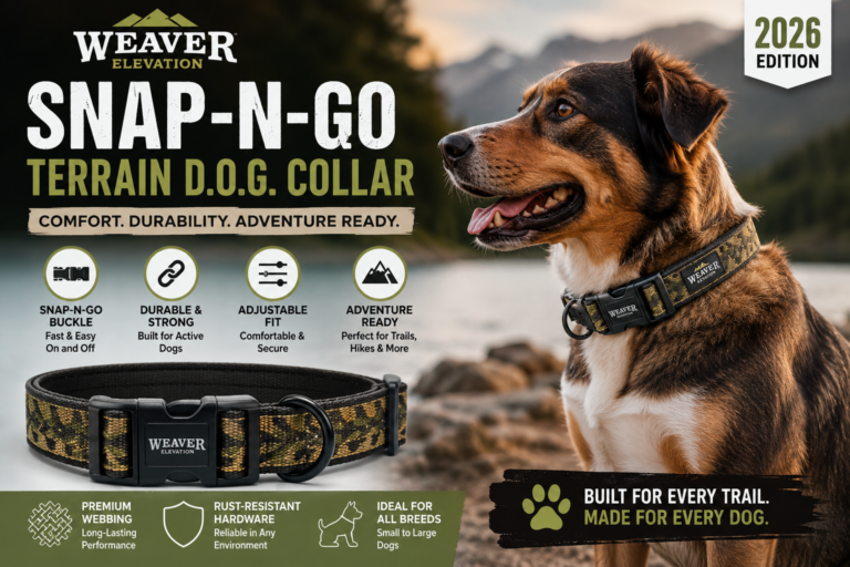 Weaver Elevation Snap-N-Go Terrain D.O.G. Collar (2026)