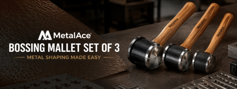 MetalAce Bossing Mallet Set of 3: Metal Shaping Made Easy