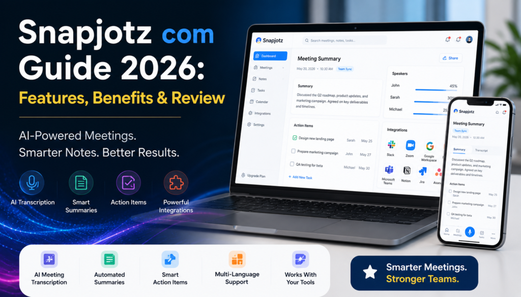 Snapjotz com Guide 2026: Features, Benefits & Review
