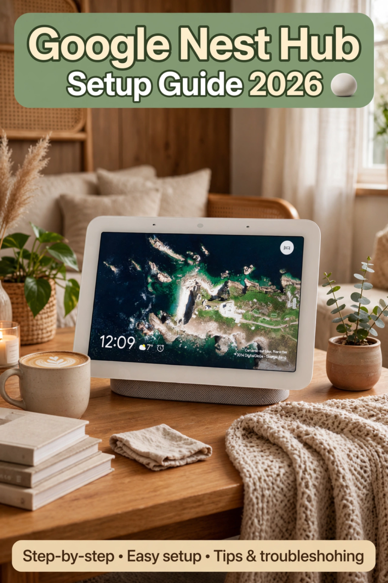 google nest hub setup guide
